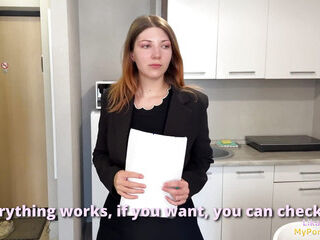 I fucked a real estate agent hard because she overcharged for her services
