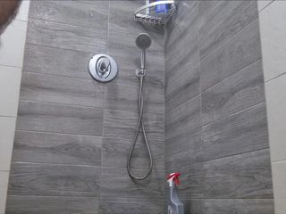 Humping, Dildo Play and Cumming in the Shower - Twice