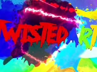 TwistedArt - Candy Alexa - Busty Blonde With Fishnet Su