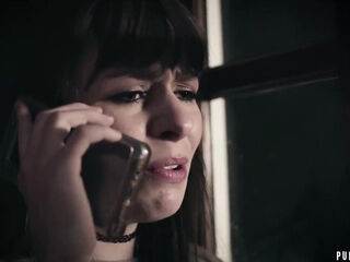 Cute blonde joins experienced couple for a sensual threesome romance