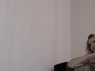 'Interview with a big tits big ass amateur housewife with lots of boobs and pussy oops'