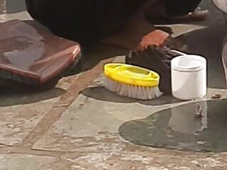 Ыеузsister taking bath in desi bathroom