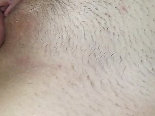 Taunting wife's clitoris while I shag her