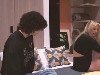 Stepmother shares bed with stepson in taboo hotel encounter