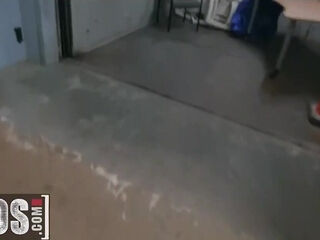 Slim Curly Ebony Beauty Cecilia Lion Entices Her Dad's Employee Into Wild Office Sex