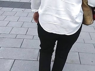 Wife's dressed good-sized arse at Work