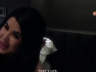 Pink vulva close up of sensual brunette getting kinky