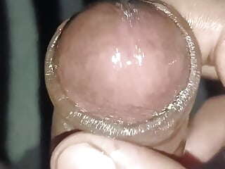 Indian Shemale Oil in Dick