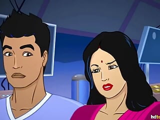 Busty indian milf Savita Bhabhi gets fucked in indian sex cartoon