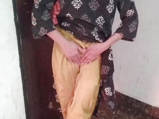 Naughthy girl was left in the hostel itself.