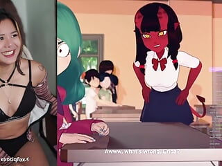 MERU THE SUCCUBUS 1 TO 5 LIVE REACTION WITH FANS LIVESTREAM HIGHLIGHTS - ExotiqFox Solo Gooner Girl Masturbation