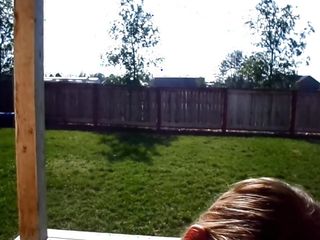 18 Year Old Backyard Blowjob Summer VS Winter