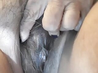 Enjoying playing and fingering my pussy