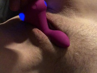 'Blindfolded slut begs to stop cumming for dominant daddy'