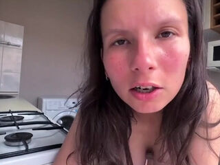 Busty stepmom cannot say no to him and takes his dick inside POV