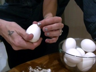 'Playing with Hard Boiled Eggs'