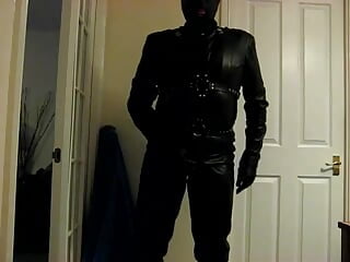 Leather catsuit