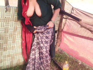Indian village aunty fucked in Field by her son's friend hot desi Hindi sex video