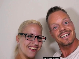 Glasses Snake Eva Engel is dating a trained man