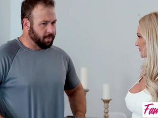 Hot latina chick and her blonde MILF bestie call two guys for a self defence wrestling session that soon turns into a passionate foursome pounding