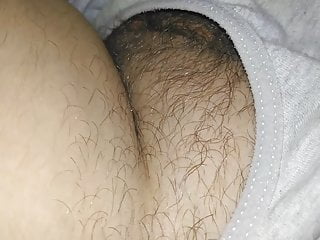 Hairy cunt of a whore.