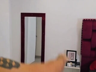 Naive husband watches as his hot Latina wife secretly gets fucked by her stepson in the kitchen