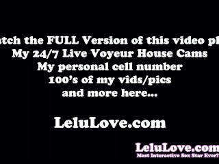 'Live cam babe showing behind the scenes peek of difference between Virtual & POV customs w/ fun chats in between - Lelu Love'