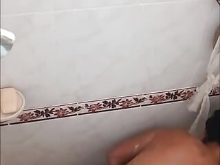 I feel that they are watching me, while I take a shower