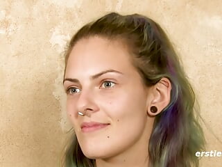 Ersties - 24 year old Josie masturbates with vibrator and fingers