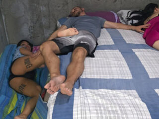 ANAL with my wife's friend while we were sharing the room