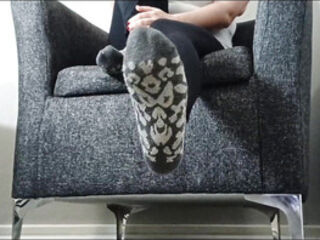 Showing off my socks - Cute ankle socks!