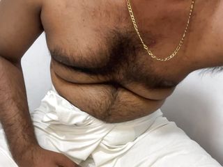 Kerala Bank Manager Daddy Hot Cumshot and White Sarong